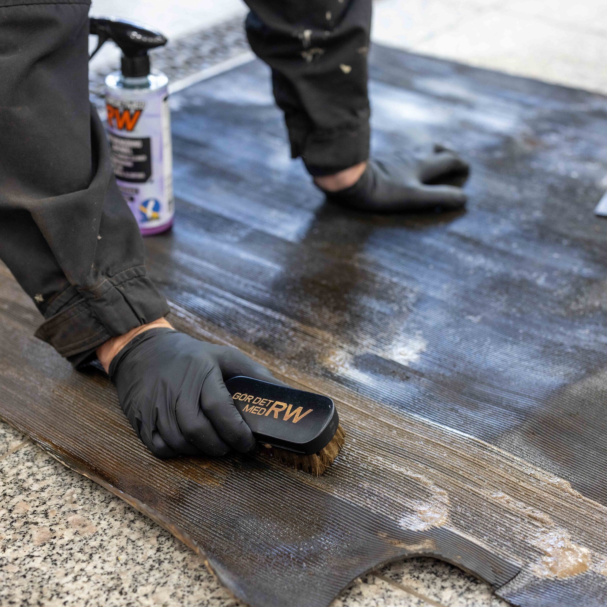 Träborste för tyg & inredning RW