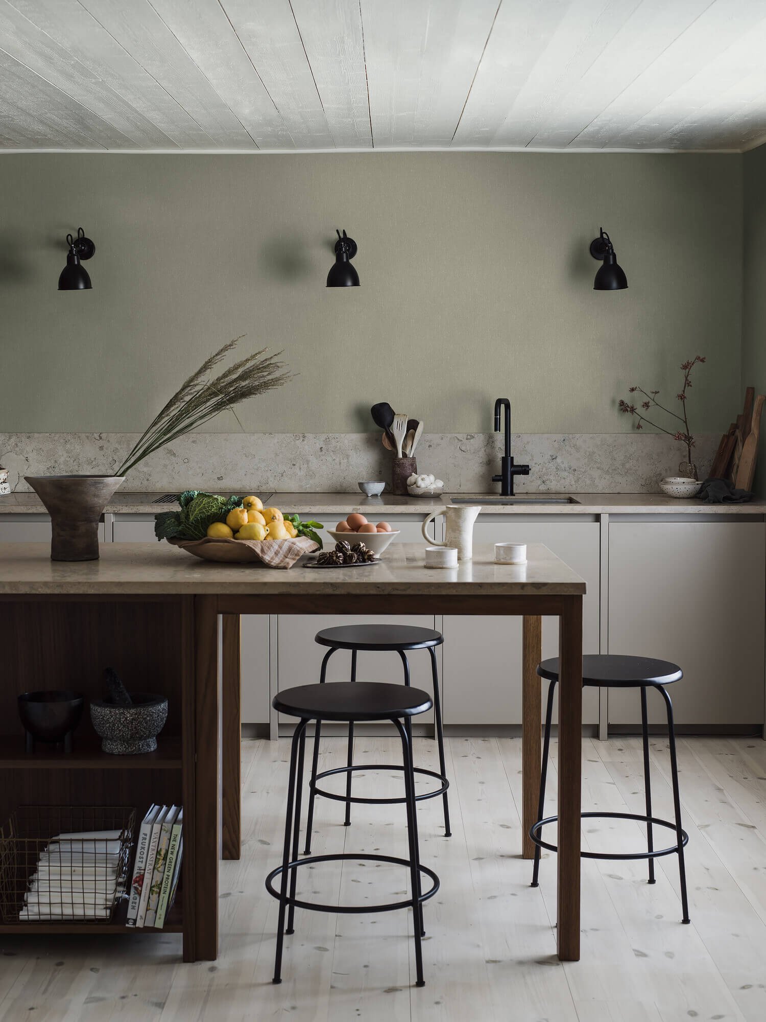 Boråstapeter - Soft Olive