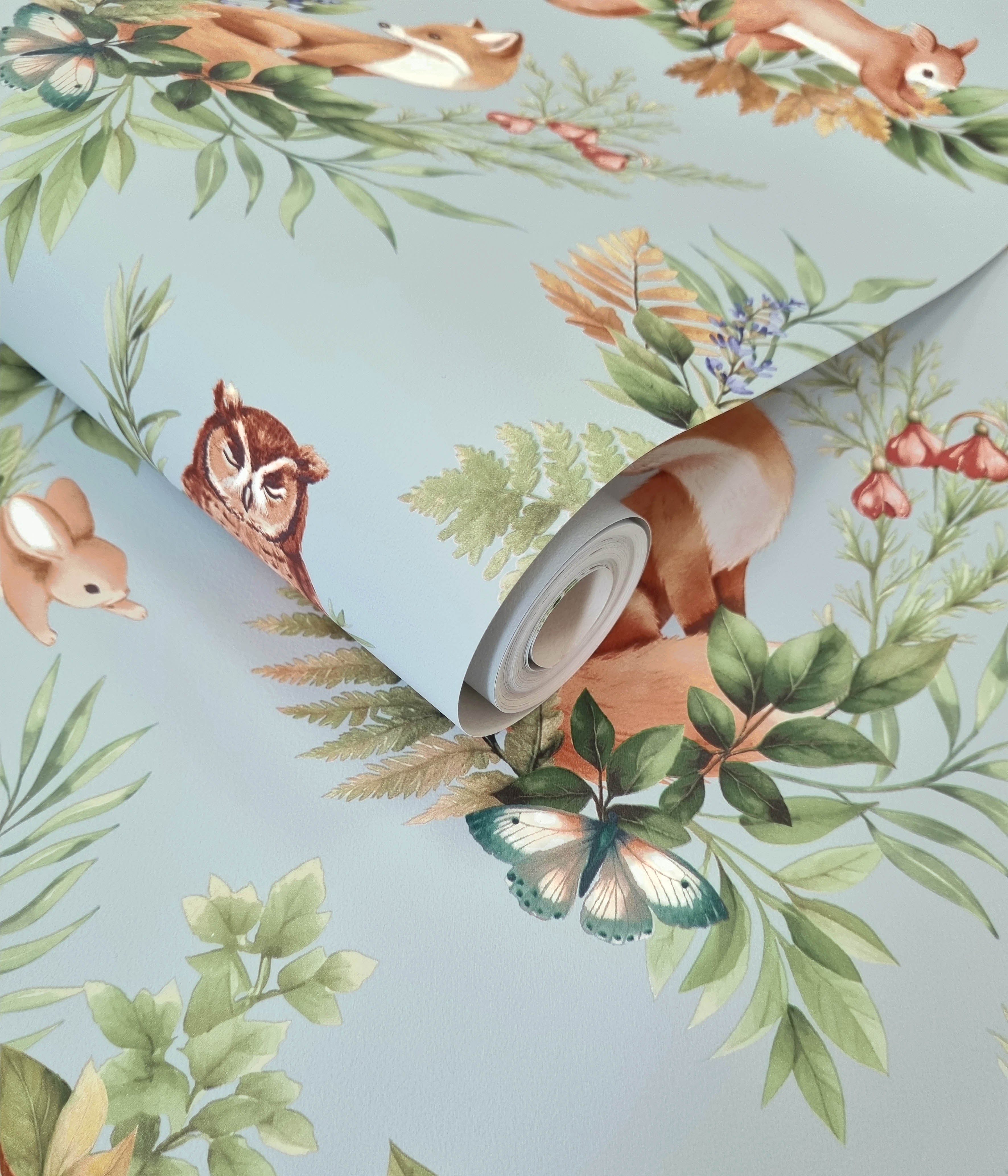 Intrade - Forest Friends Duck Egg Blue