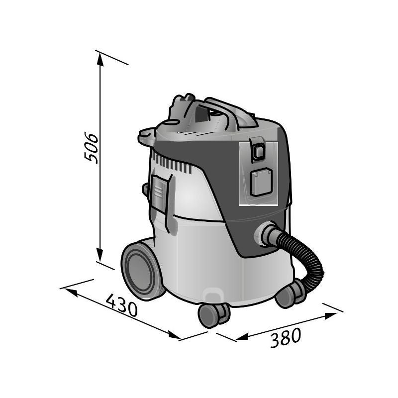 Flex Dammsugare VC21 L-klass MC - ink. Städset
