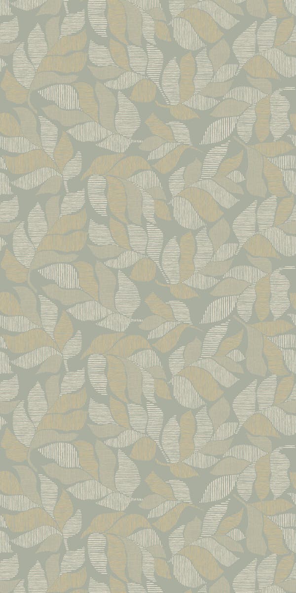 Casamance Lontara Opaline/Doré