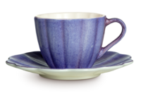 Oyster Kopp med fat 25 cl Viol