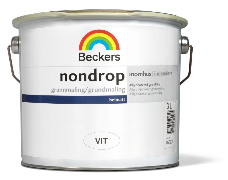 Nondrop Grundfärg 3 L Vit