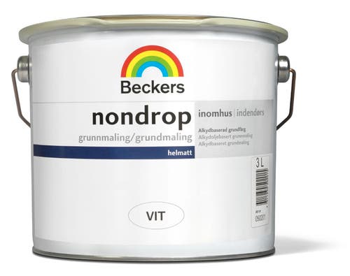 Nondrop Grundfärg 3 L Vit