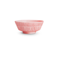 Stripes Skål 15 cm Ljusrosa