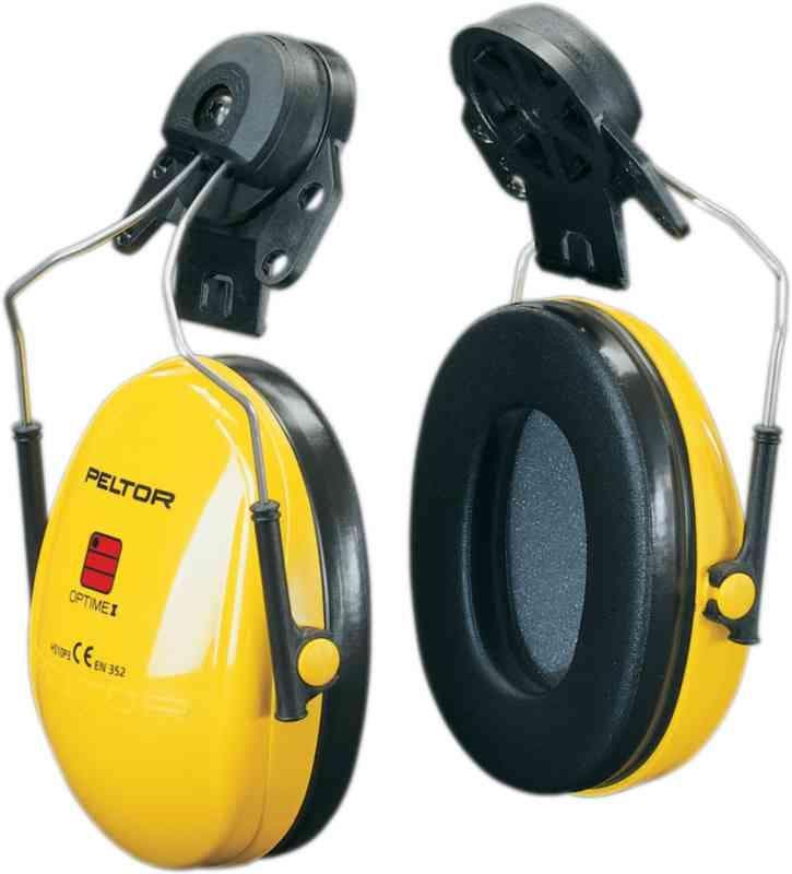 Hörselkåpa Peltor Optime I - Hjälmmonterad Gul