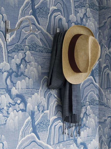 Boråstapeter - Indigo Garden - Blue & White