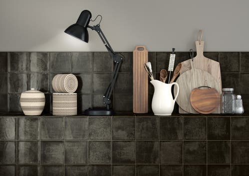 Retro Antracite blank 15x15