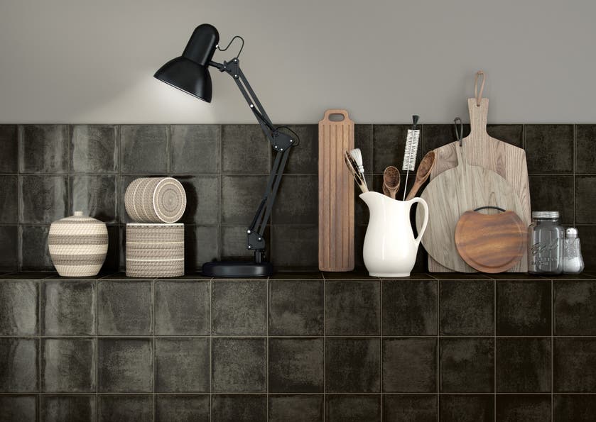 Retro Antracite blank 15x15