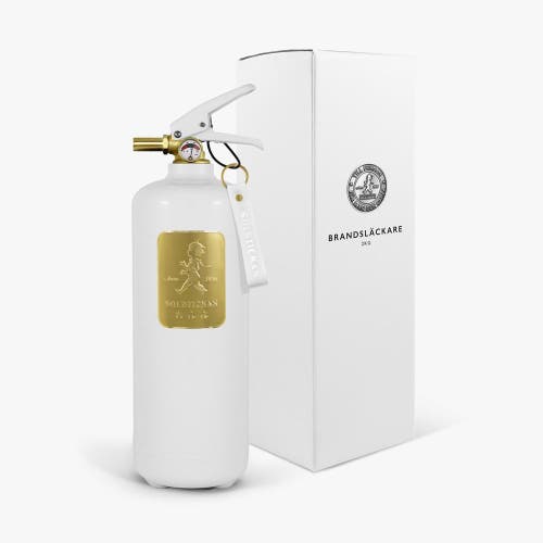 Brandsläckare 2 kg Vit/Guld