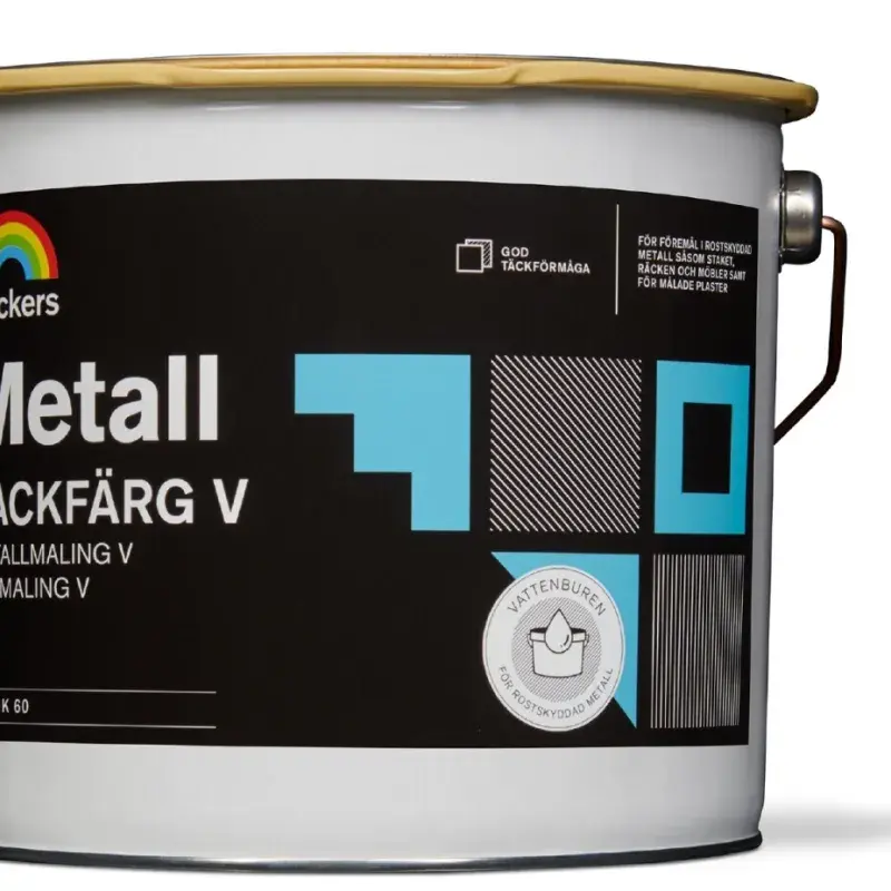 Metall Lackfärg V, 3L Valfri Ljus kulör (Outlet)