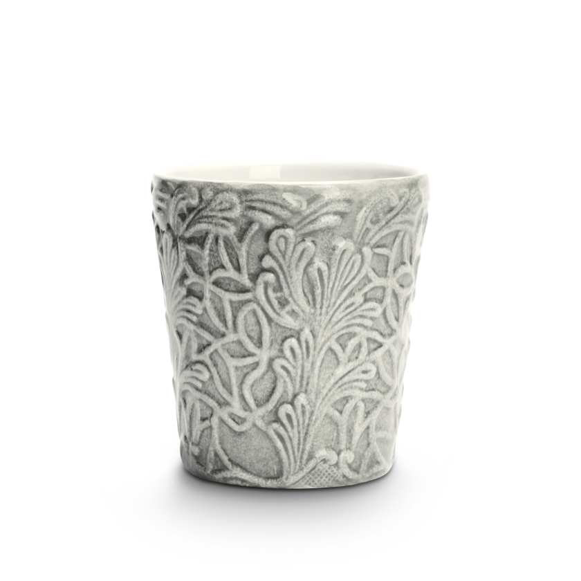Lace Mugg 30 cl Grå