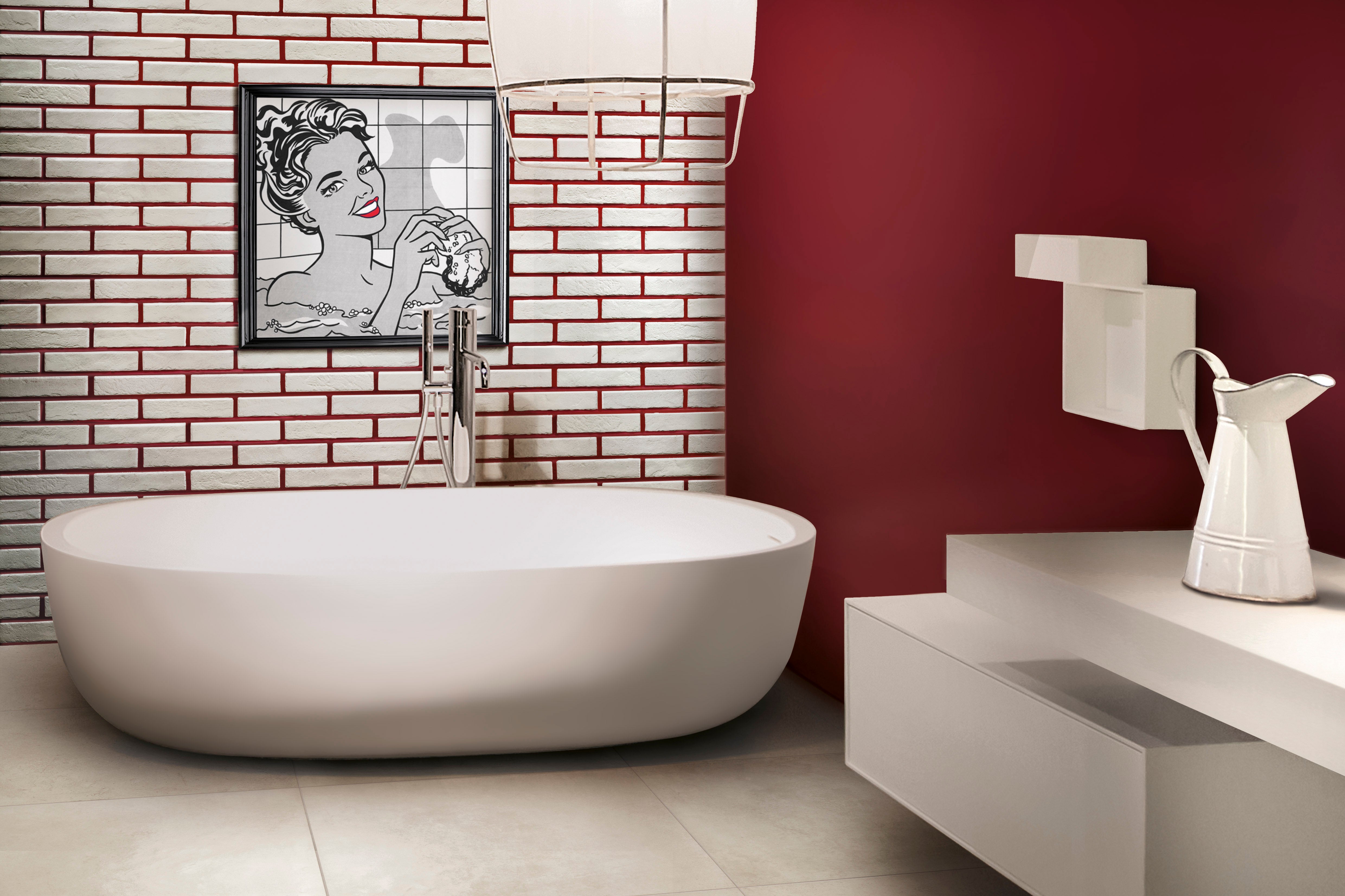 Tribeca tegel Vit 6x25