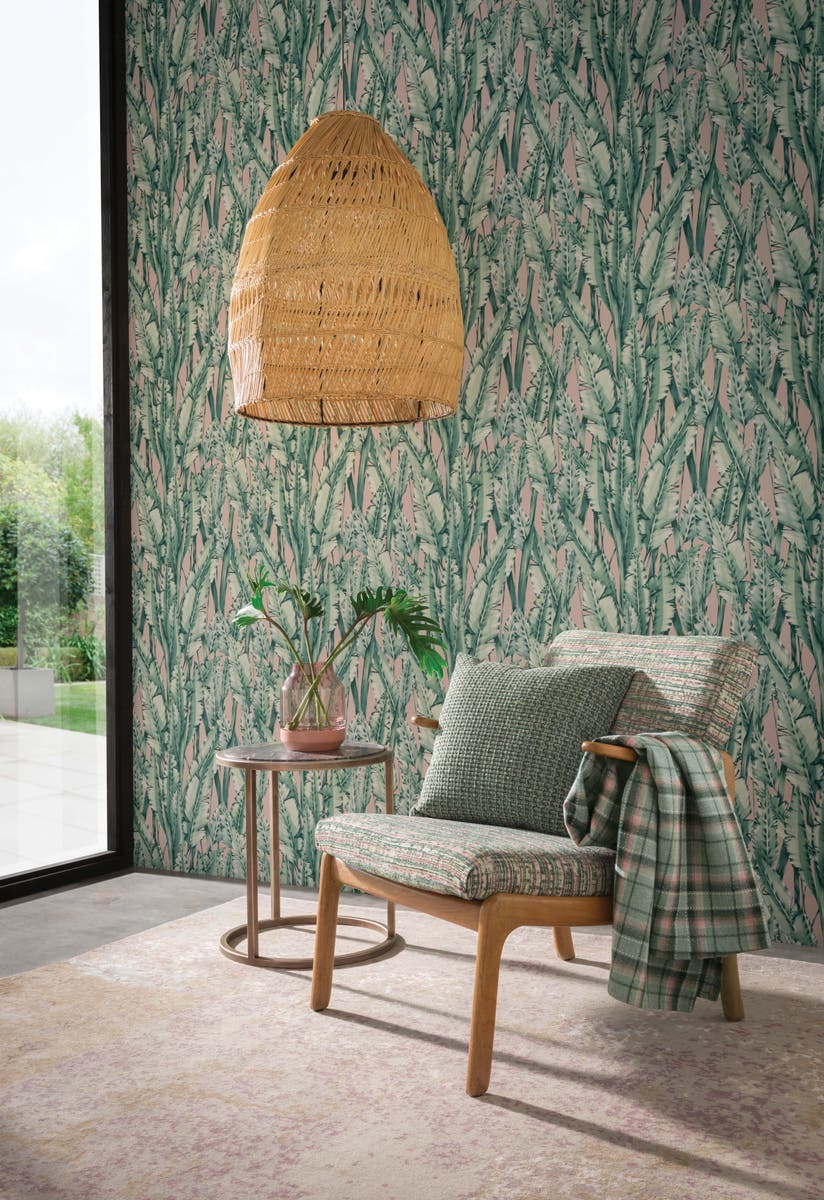 Osborne & Little - Tiger Leaf Folium Tiger Leaf Mint/Bl (Outlet)