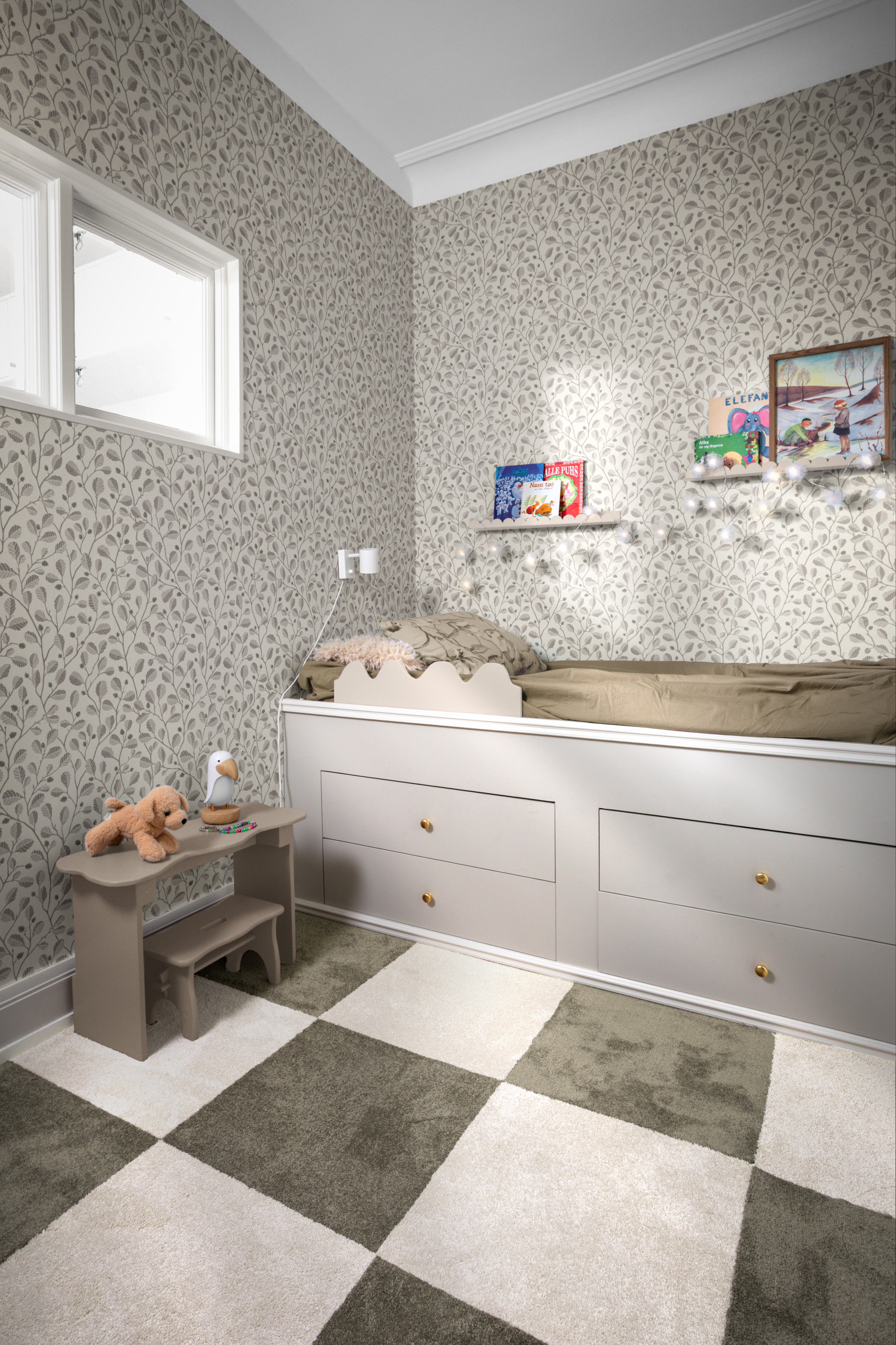 Mingle Square - Mist - Textilplatta 50x50cm