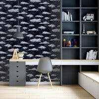 Stars And Clouds Navy