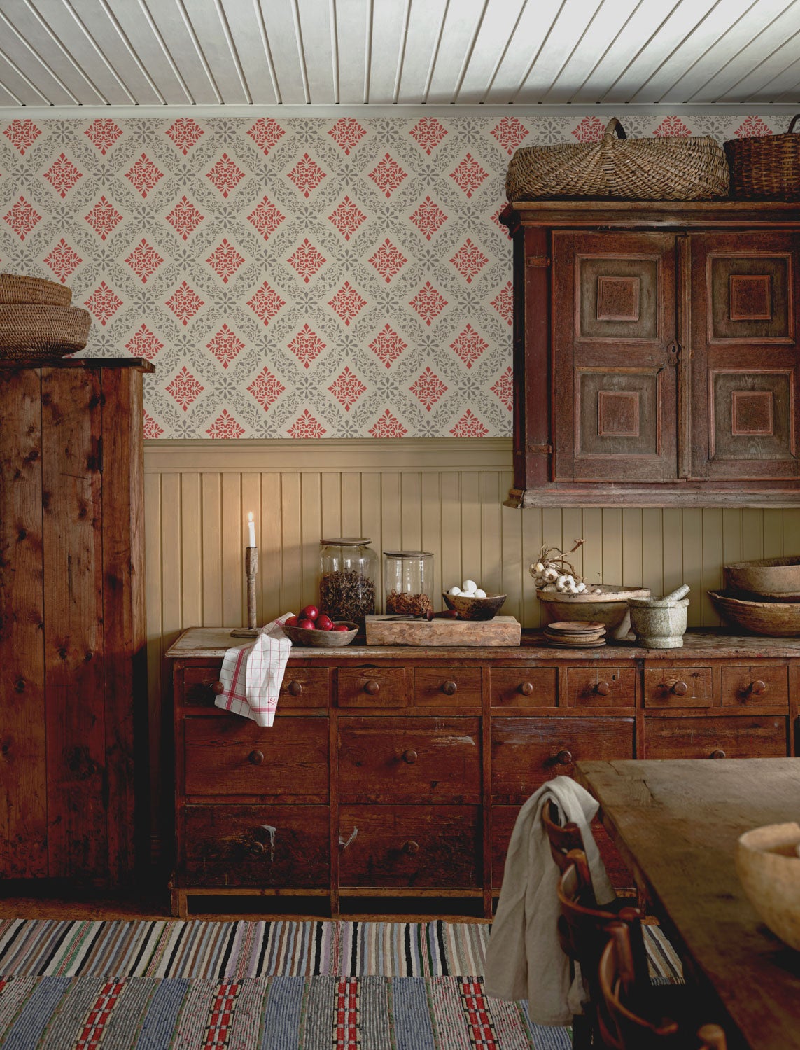 Duro - Dellen Röd Gammalsvenska Papper