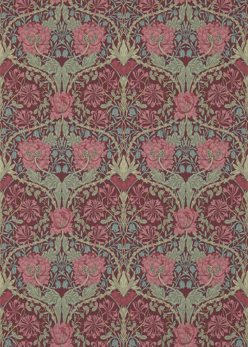 Honeysuckle & Tulip Burgundy/Sage (Outlet)