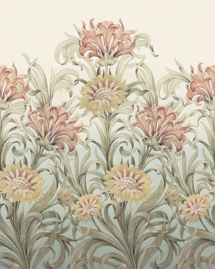 Casadeco The Flower Ballet S Vert Feuille 200X250