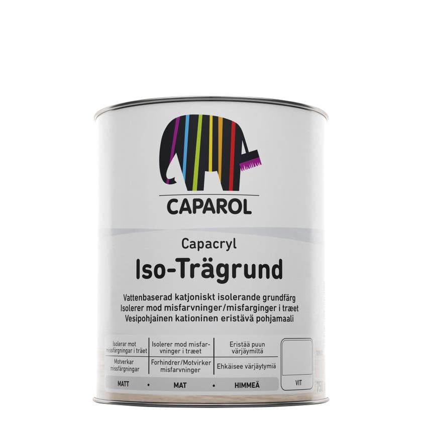 ISO-Trägrund 0.75 L Vit
