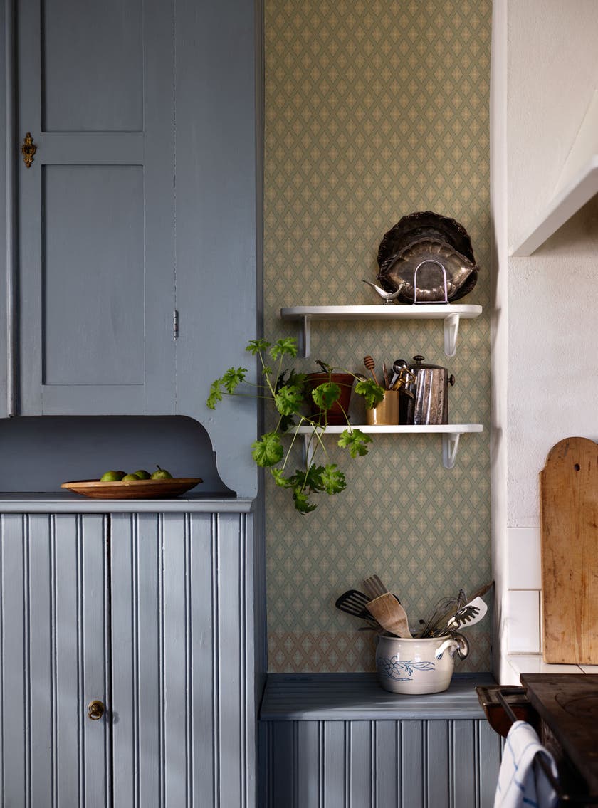 Duro - Lillstugan Grön Gammalsvenska Papper