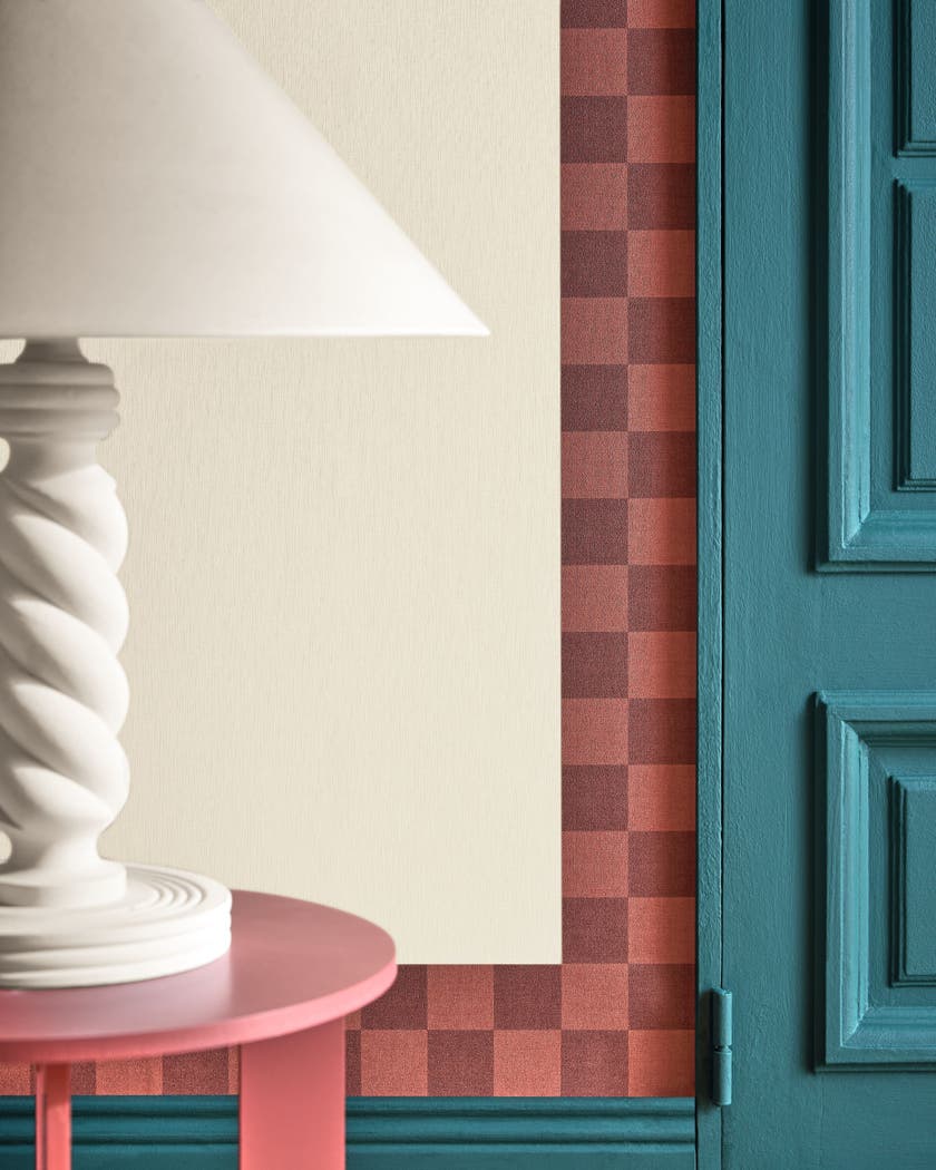 Caselio - Checks Border Bordeaux