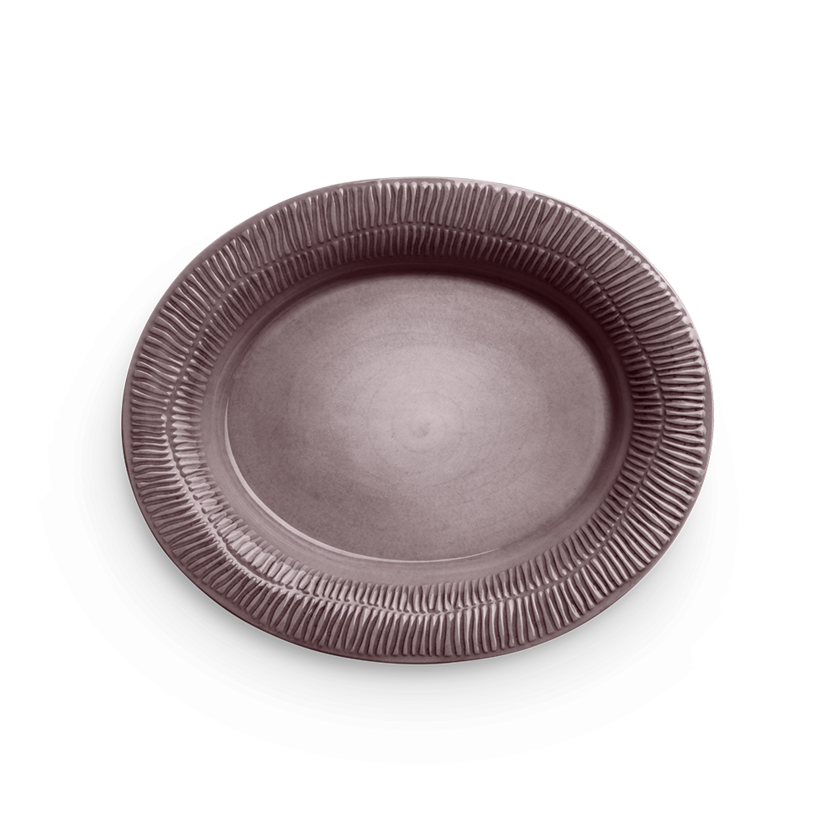 Stripes Fat 35 x 30 cm Plommon