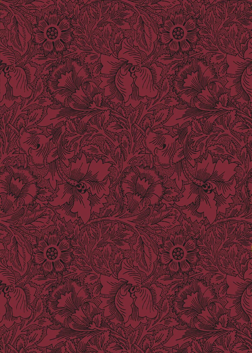 Poppy Claret Queen Square Wallpapers