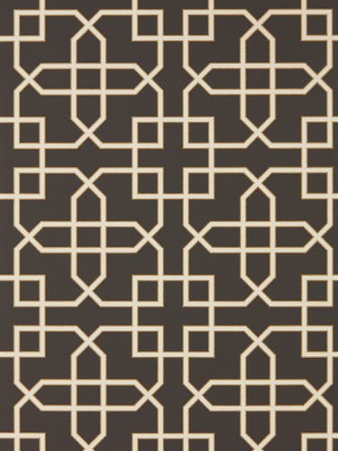 Sanderson - Hampton Trellis Charcoal Glasshouse Wallpapers
