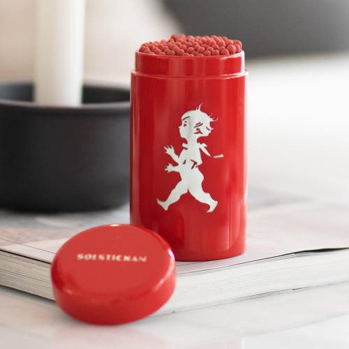 Rör tändstickor, Röd (ca 100 stickor)