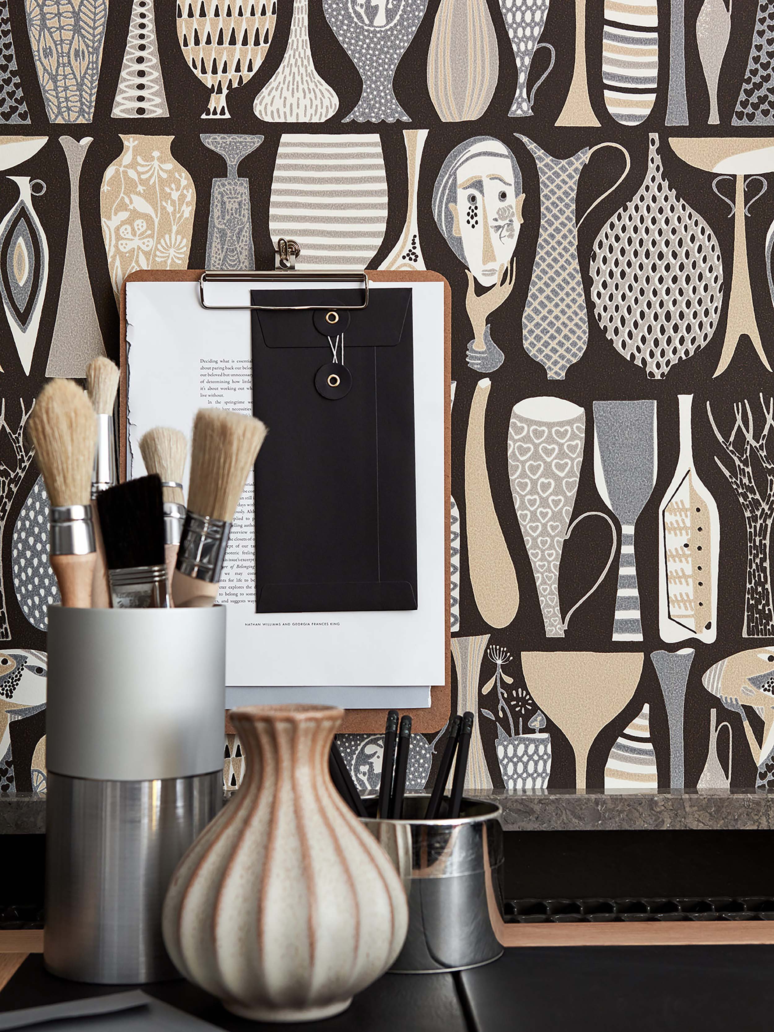 Boråstapeter - Stig Lindberg Pottery