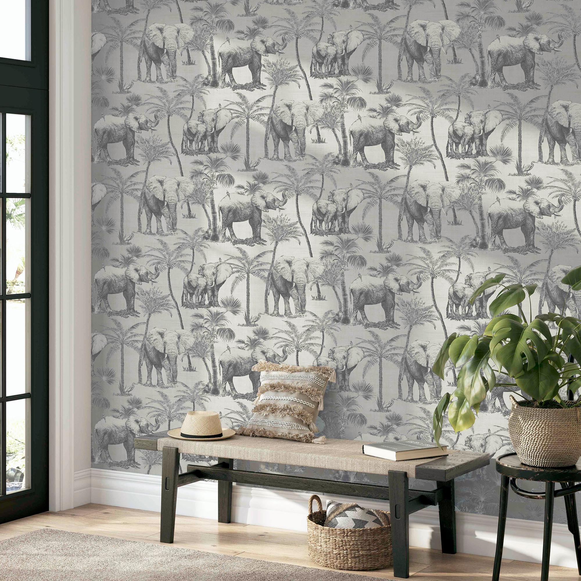 Safari Elephant Charcoal