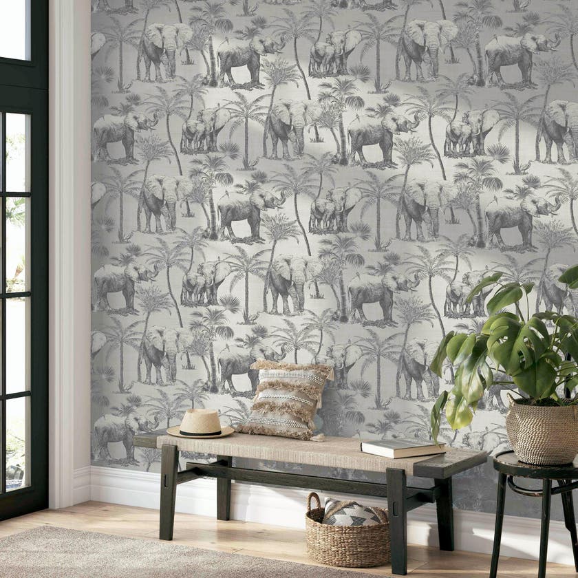 Safari Elephant Charcoal