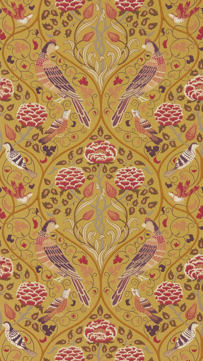 Morris & Co - Seasons By May Saffron Melsetter Wallpapers