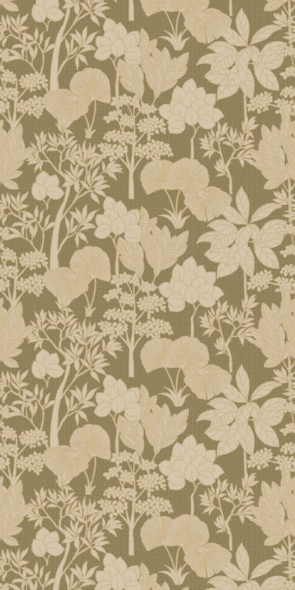 Casamance Inara Kaki/Doré