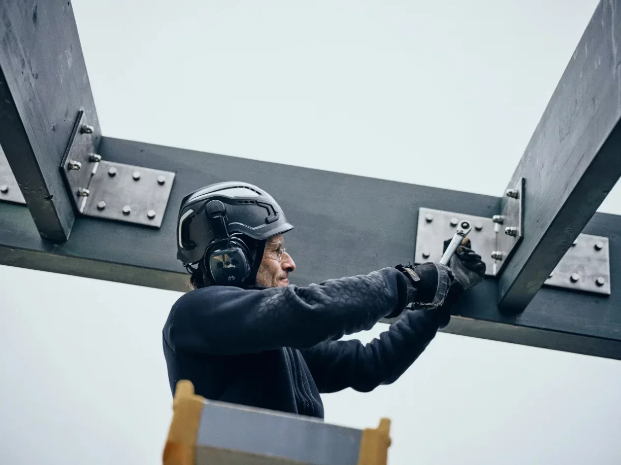 Hörselkåpa Hellberg Synergy DR - Hjälmmonterad