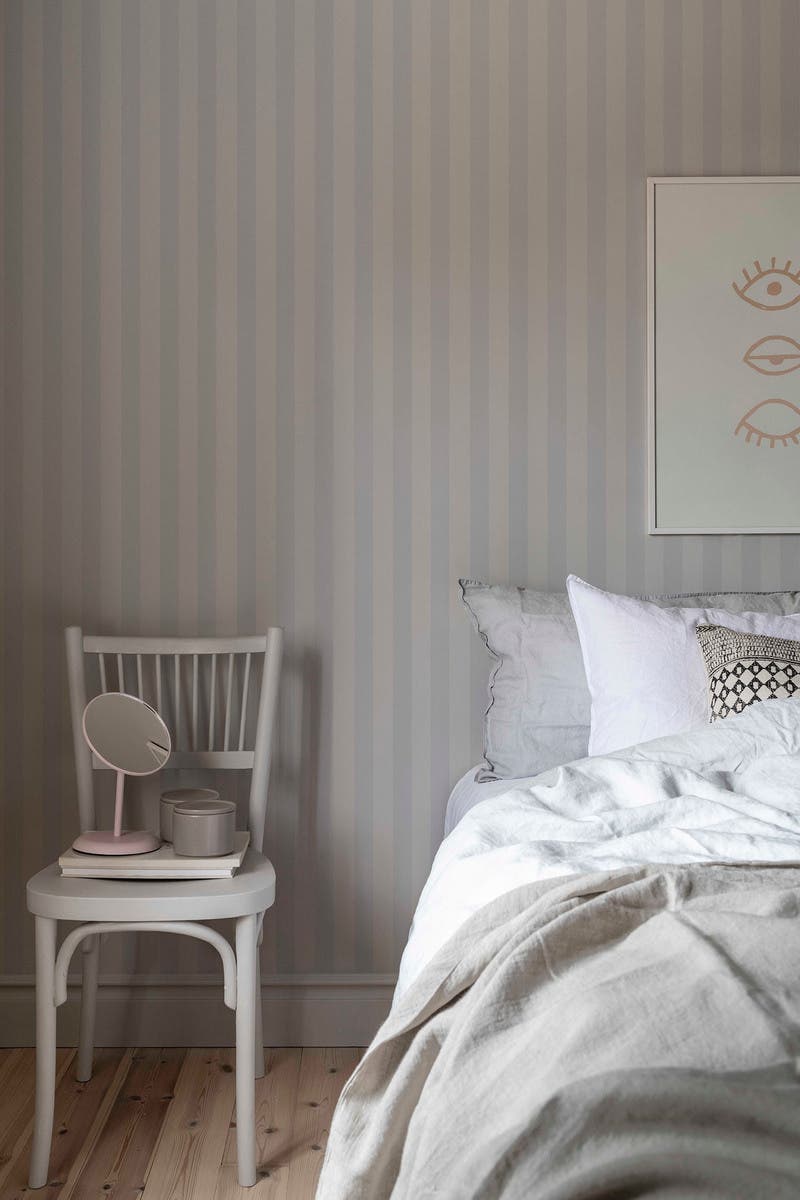 Blockrand, Blå Enfärgad & Randig