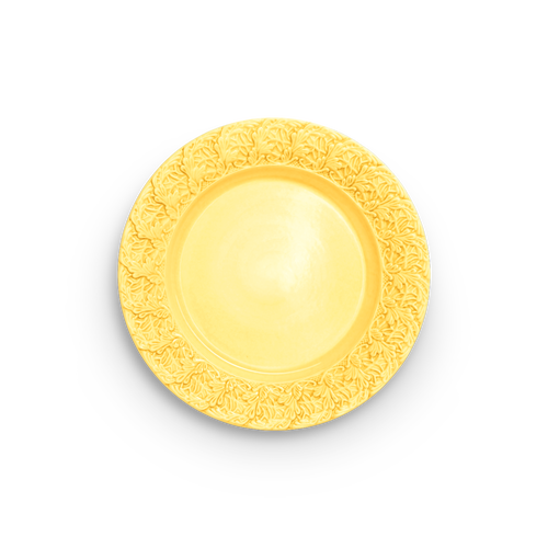 Lace Tallrik 25 cm Gul