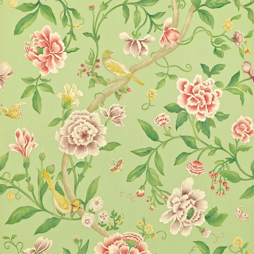 Sanderson - Porcelain Garden Rose/Fen Sanderson One Sixty Wallp