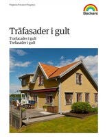 Färgkarta Träfasader i gult