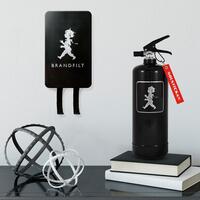 Brandsläckare 2 kg Svart/Silver