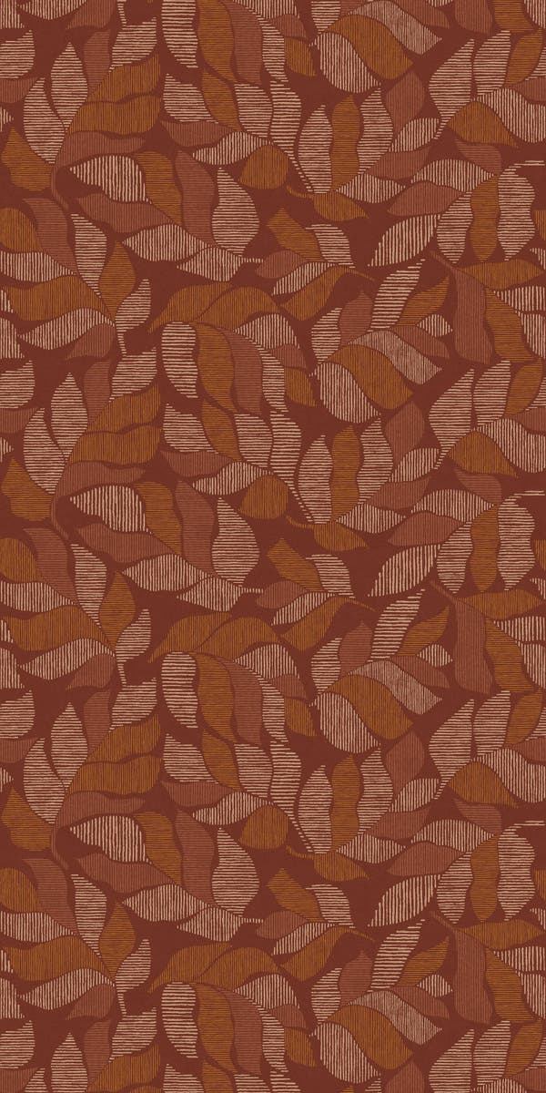 Casamance Lontara Terracotta/Cuivré