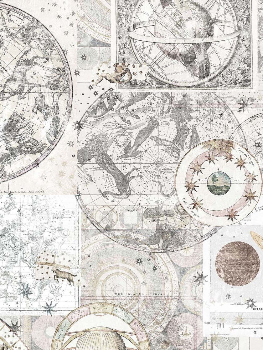 Boråstapeter - Vintage Star Map