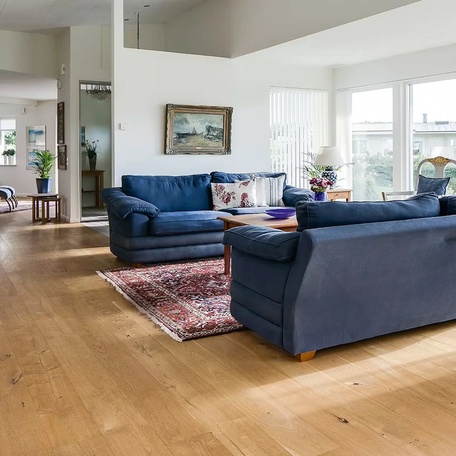 Ek XXL Hjärter Borstad Naturolja | Plank