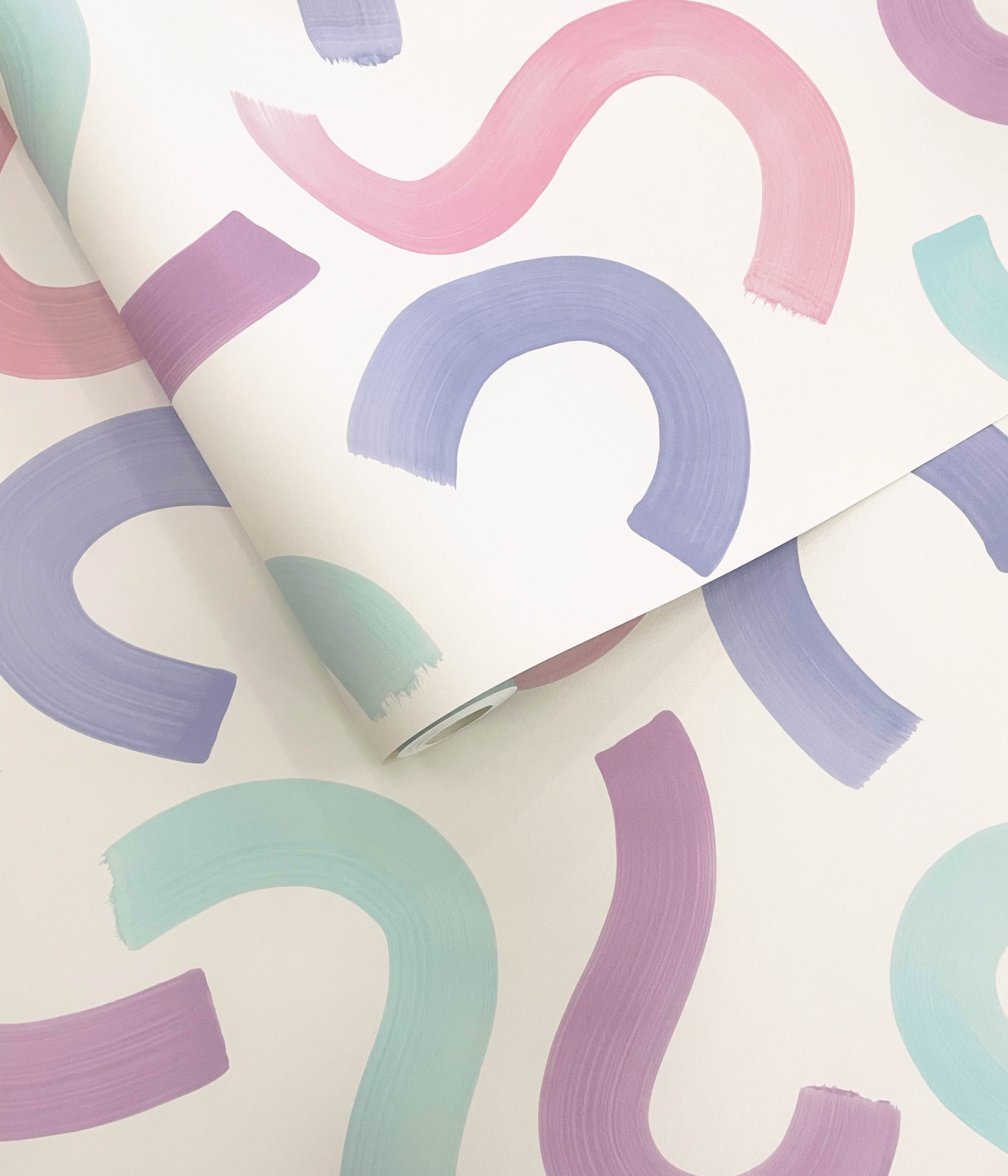Intrade - Curly Confetti Aqua/Lilac/Pink