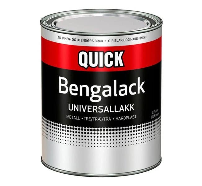 Bengalack Universallack Quick Blank 0,68 L Vit