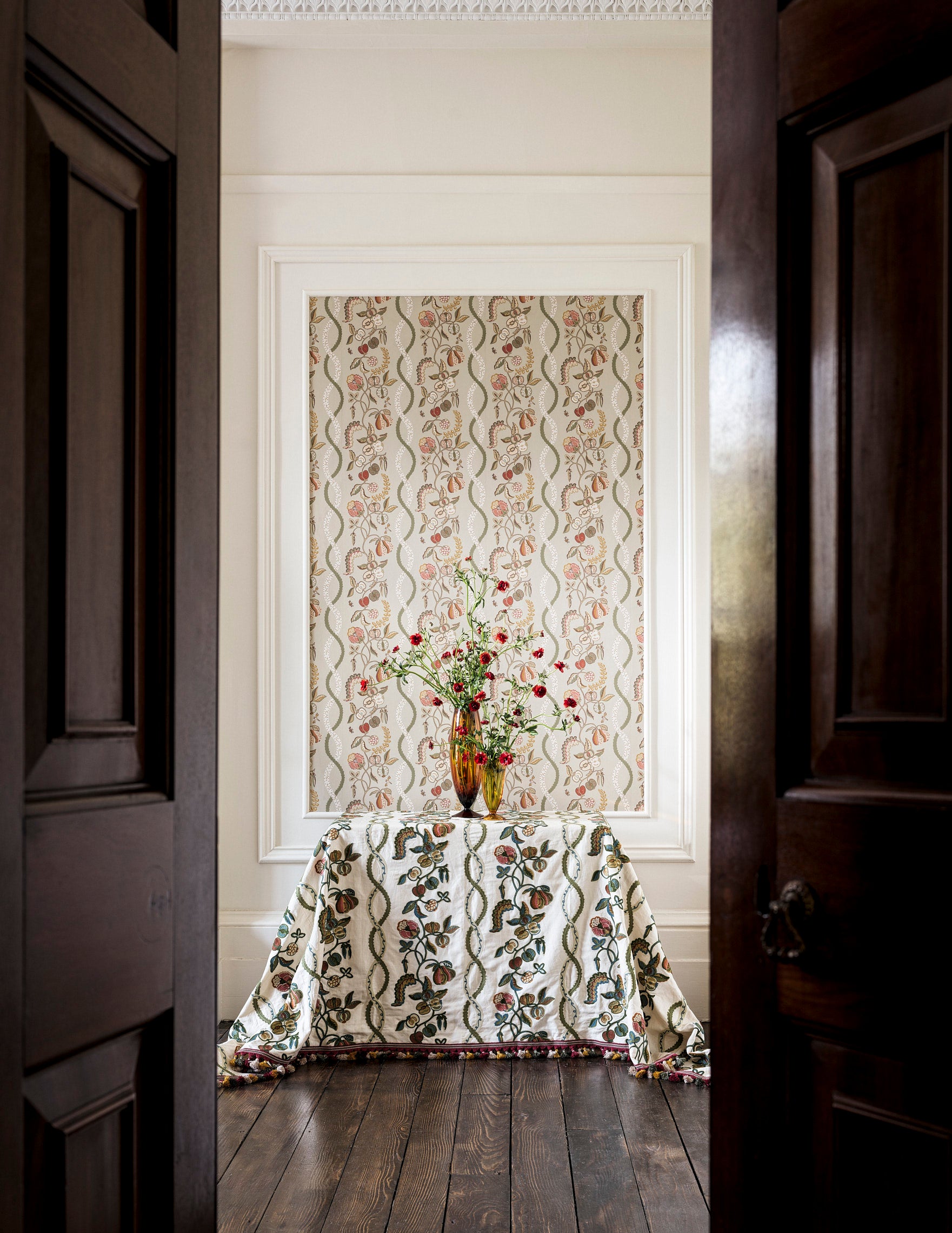 Sanderson - Kitchen Garden Olive & Russet