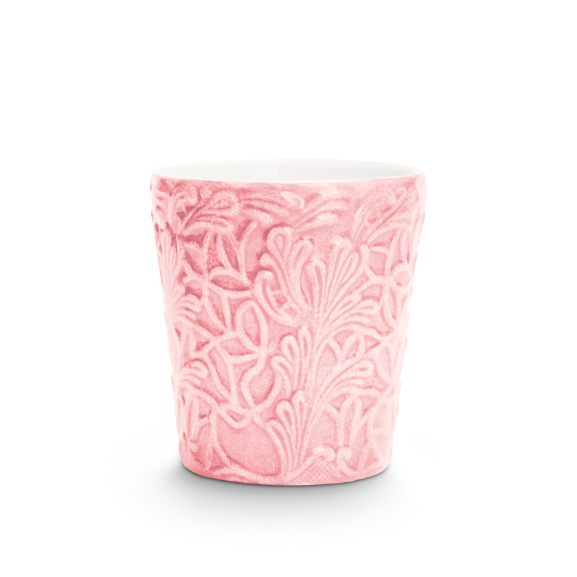 Lace Mugg 30 cl Ljusrosa