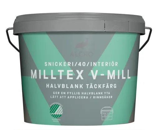 Milltex V-Mill blank - 3L - Valfri mörk kulör