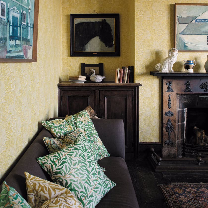 Morris & Co - Marigold Yellow Cornubia Wallpapers